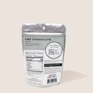 Cannabidiol Life CBD Dark Chocolate - 75 mg de extracto de cáñamo total por paquete - 25 mg de CBD por porción