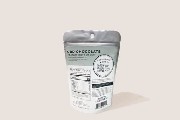 Canabidiol Life Cbd Manteiga de Amendoim Chocolate - 75Mg de Extrato de Cânhamo por pacote - 25Mg de Cbd por porção
