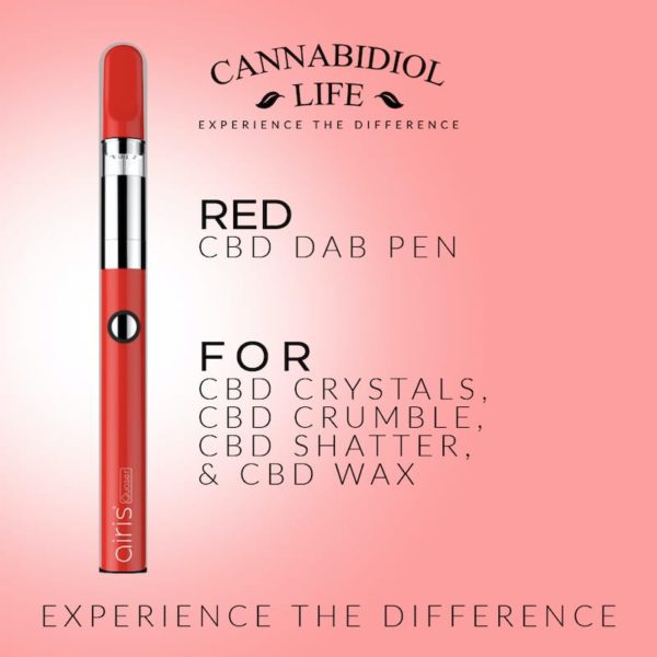 Rechargeable Cbd Dab Pen Red 350Mah