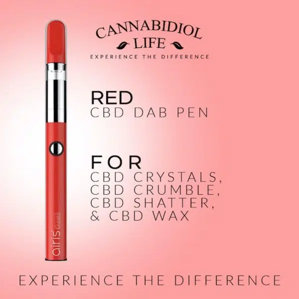 Rechargeable Cbd Dab Pen Red 350Mah