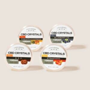 Cannabidiol Life Pure CBD + Terpenes CBD Crystals - 1g 910mg of Total Hemp Extract