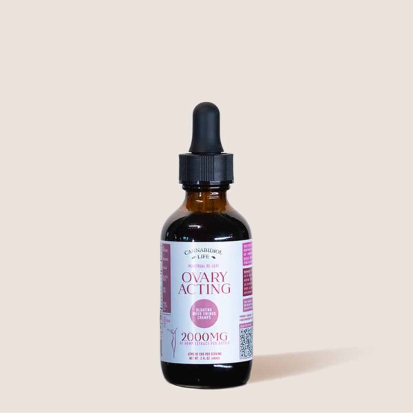 A Bottle Of Ovary Acting: Menstrual Relief Cbd Oil By Cannabidiol Life