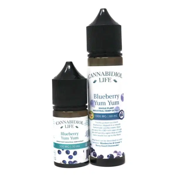 Cannabidiol Life Full Spectrum Cbd Oil Hemp Extract Blueberry Yum Yum Flavor -1000Mg &Amp; 500Mg Bottles