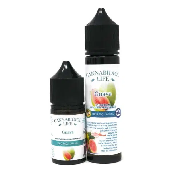 Cannabidiol Life Full Spectrum Cbd Oil Hemp Extract Guava Flavor - 1000Mg &Amp; 500Mg Bottles