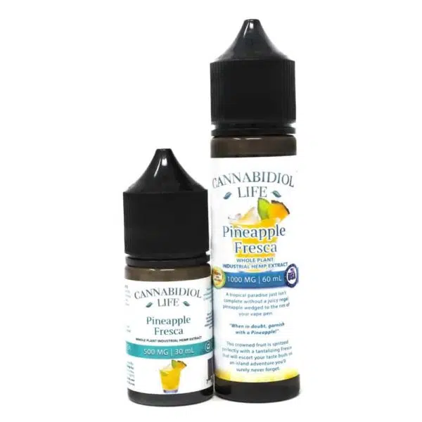 Cannabidiol Life Full Spectrum Cbd Oil Hemp Extract Pineapple Fresca Flavor - 1000Mg &Amp; 500Mg Bottles