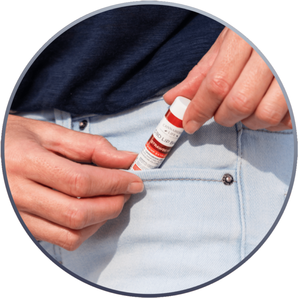 Cbd Lip Balm Fits In Your Pocket