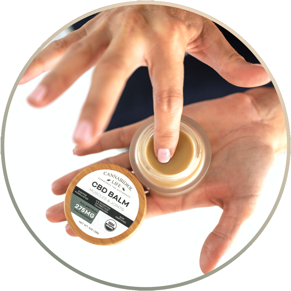 How to use and apply CBD balm to sore muscles