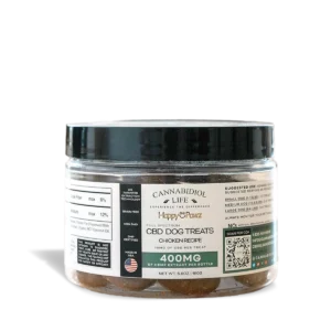 Cannabidiol Life Full Spectrum CBD Dog Treats 400mg of Hemp Extract Per Bottle - 10mg CBD Per Treat
