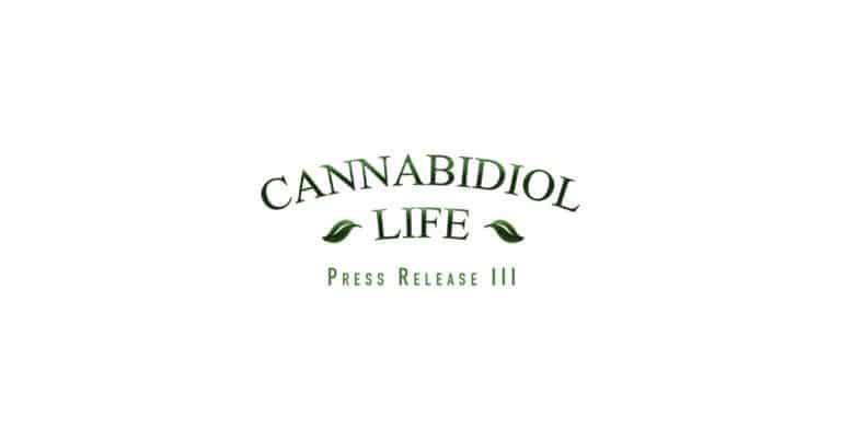 Comunicado de prensa de Cannabidiol Life: número 3