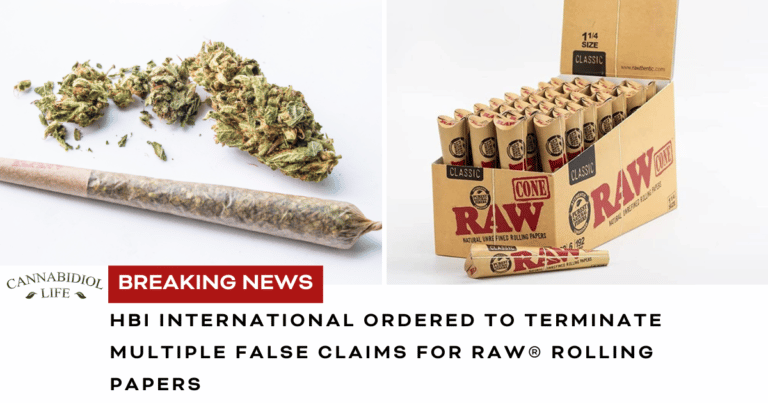 HBI International ordered to terminate multiple false claims for RAW® rolling papers